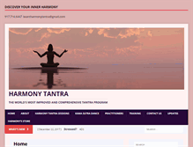 Tablet Screenshot of harmonytantra.com